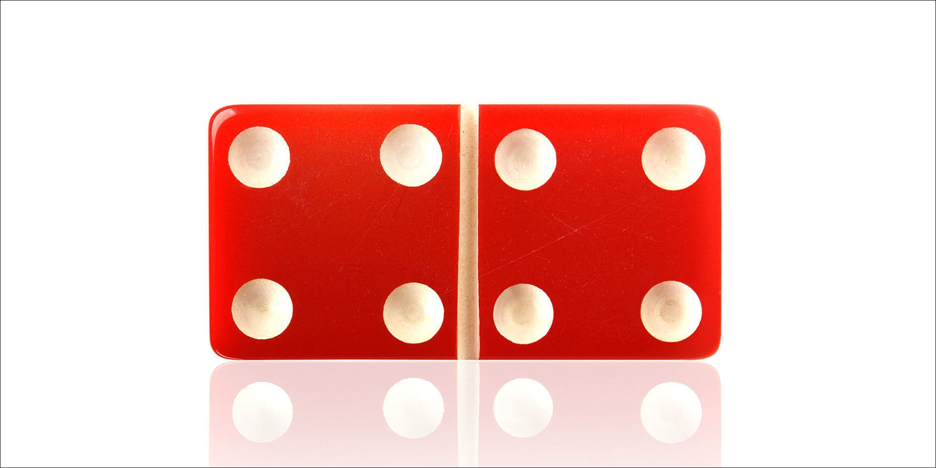 Red Domino Tile
